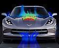 The all-new 2014 Chevrolet Corvette Stingray’s provocative exterior styling is as functional as it is elegant; every line, vent, inlet and surface has been optimized to enhance the car's overall performance.